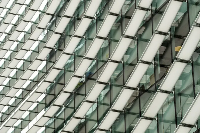 Framed Print : Abstract Building Facade Print
