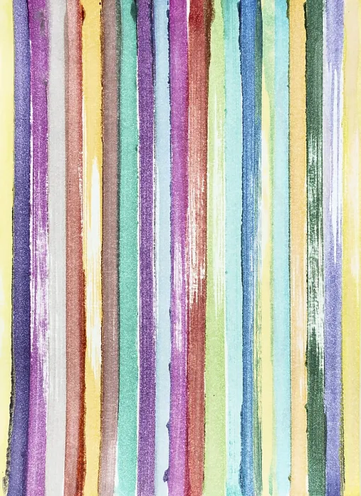 Framed Print : Multicolor Abstract Print with Vertical Paint Strokes Framed Print : Multicolor Abstract Print with Vertical Paint Strokes
