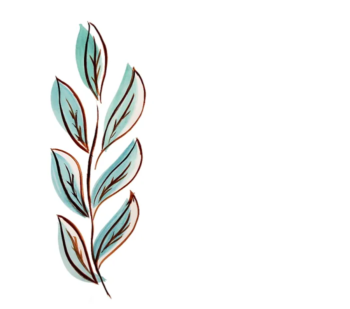 Framed Print : Abstract Background Print with Branch and Leaves in Gouache Framed Print : Abstract Background Print with Branch and Leaves in Gouache