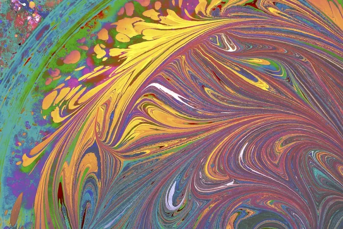 Framed Print : Abstract Marbling Print for Fabric Framed Print : Abstract Marbling Print for Fabric