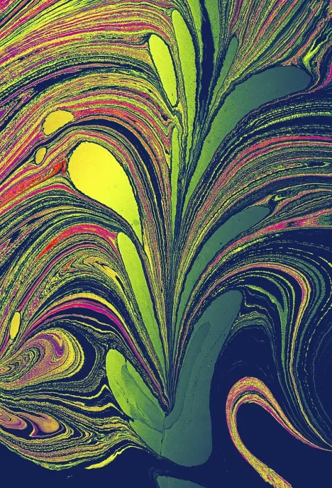 Framed Print : Ebru Marble Print: Traditional Art Pattern Framed Print : Ebru Marble Print: Traditional Art Pattern