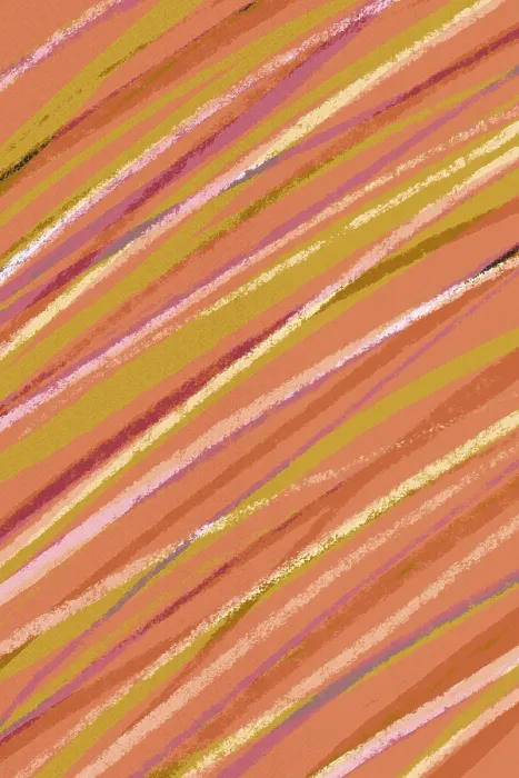 Framed Print : Abstract Diagonal Stripe Print in Warm Earthy Pastels
