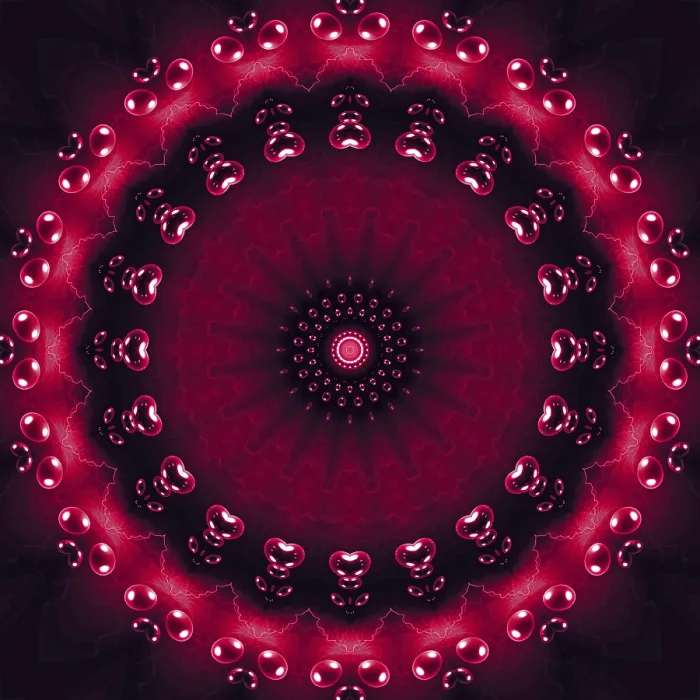 Framed Print : Abstract Magic Radial Pattern Print with Transparent Bubbles Framed Print : Abstract Magic Radial Pattern Print with Transparent Bubbles