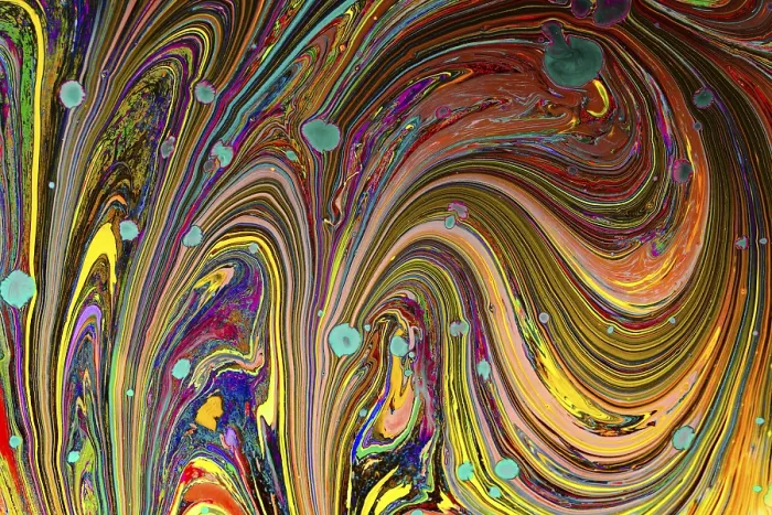 Framed Print : Abstract Marbling Art Patterns Print Framed Print : Abstract Marbling Art Patterns Print