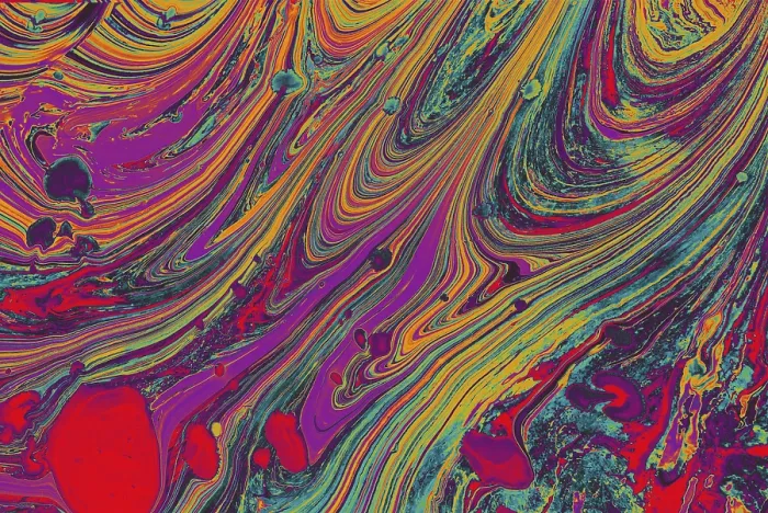 Framed Print : Abstract Marbling Art Patterns Print