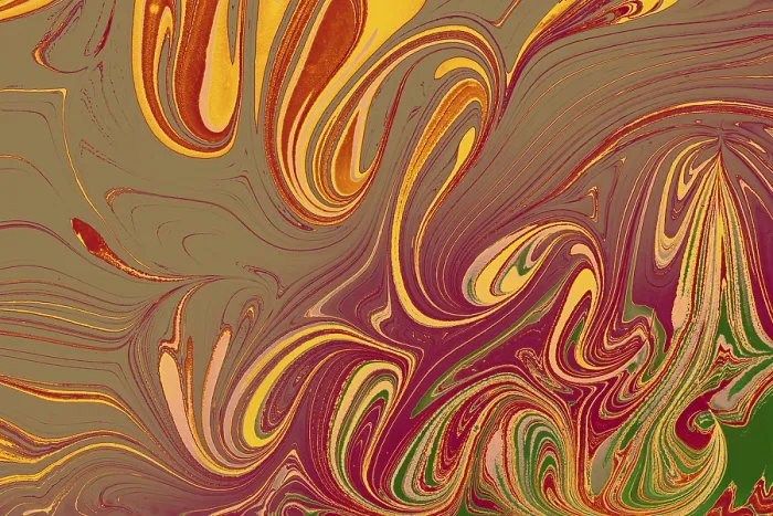 Framed Print : Abstract Marbling Floral Print for Fabric and Tile Design Framed Print : Abstract Marbling Floral Print for Fabric and Tile Design
