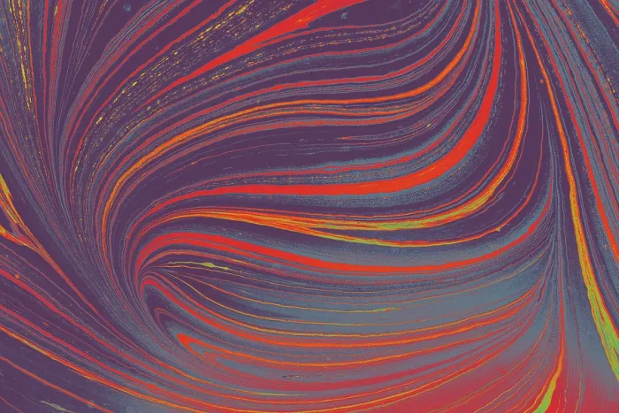 Framed Print : Abstract Marbling Print for Fabric