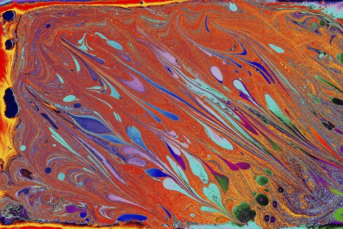 Framed Print : Abstract Marbling Print for Fabric Framed Print : Abstract Marbling Print for Fabric