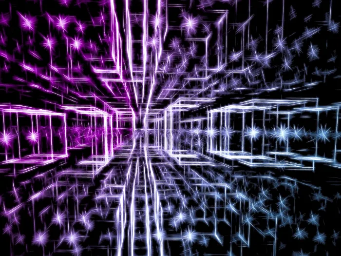 Framed Print : Glowing Neon Tunnel Print Framed Print : Glowing Neon Tunnel Print