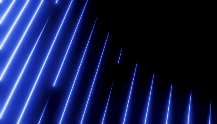 Framed Print : Abstract Diagonal Lines Print with Blue Glow Framed Print : Abstract Diagonal Lines Print with Blue Glow