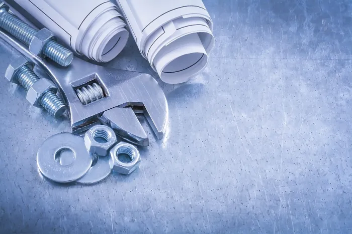 Framed Print : Adjustable Spanner Bolt Washers Print Framed Print : Adjustable Spanner Bolt Washers Print