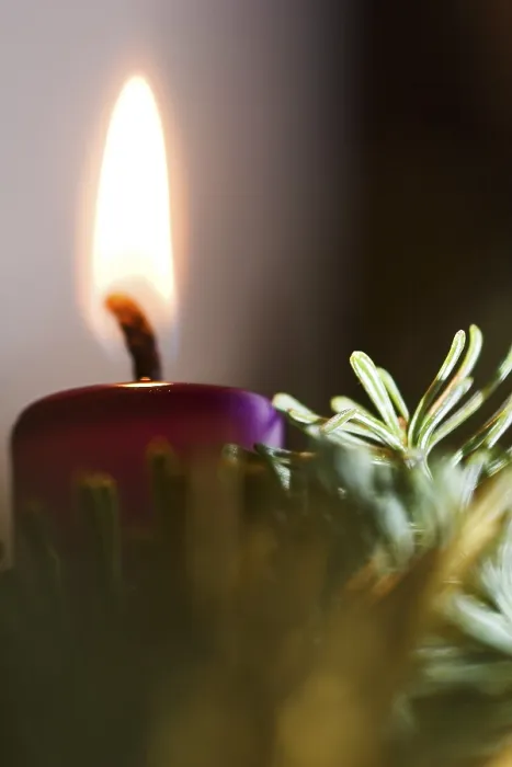 Framed Print : Advent Candle Print Framed Print : Advent Candle Print