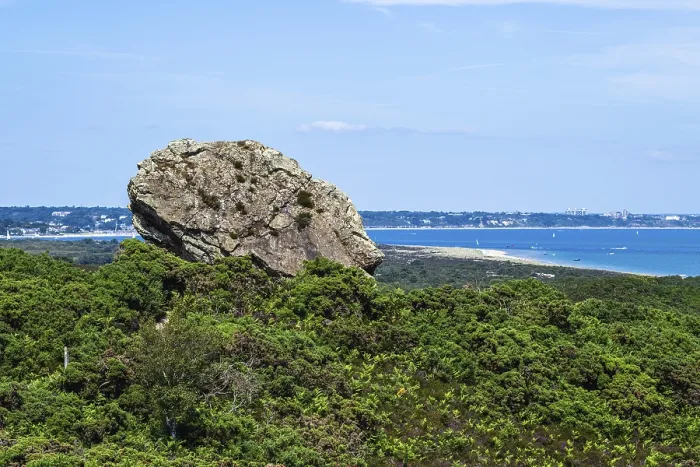 Framed Print : Agglestone Rock Print, Studland, Dorset Framed Print : Agglestone Rock Print, Studland, Dorset