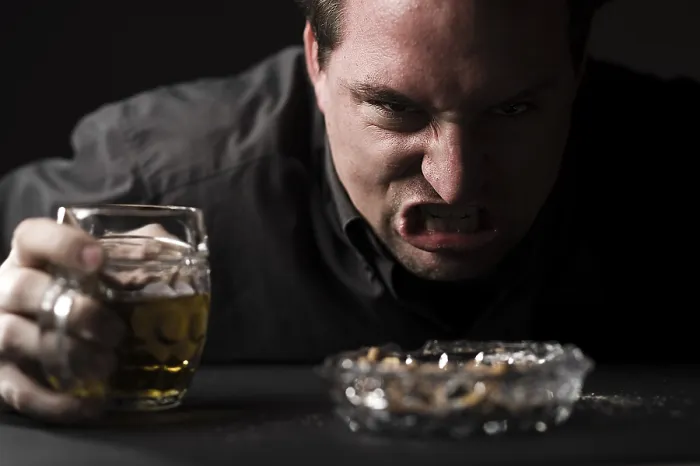 Framed Print : Aggressive Man with Beer Print Framed Print : Aggressive Man with Beer Print