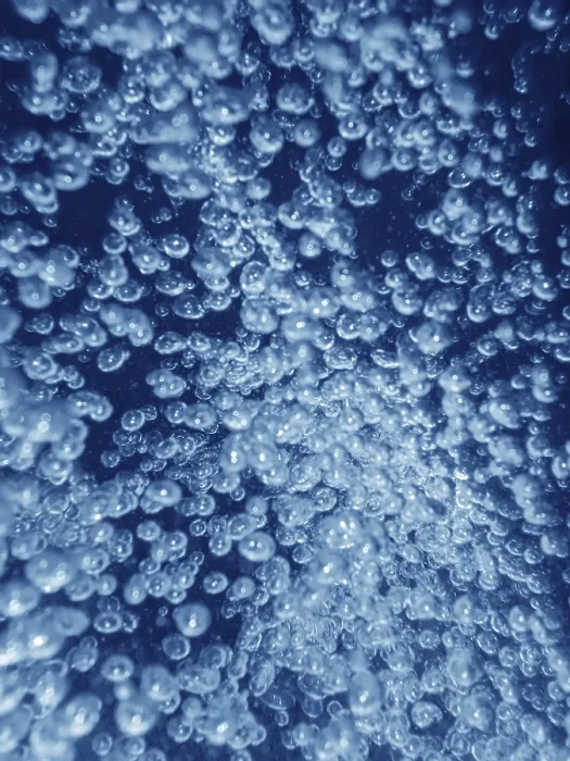 Framed Print : Air Bubbles Underwater Abstract Background Print