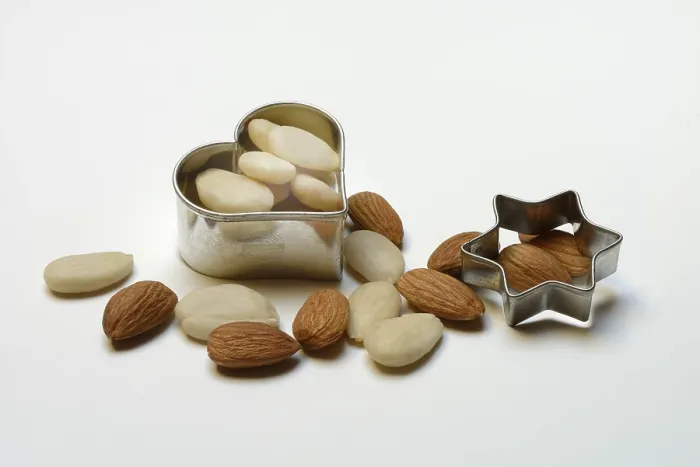 Framed Print : Almonds and Biscuit Cutters Print Framed Print : Almonds and Biscuit Cutters Print