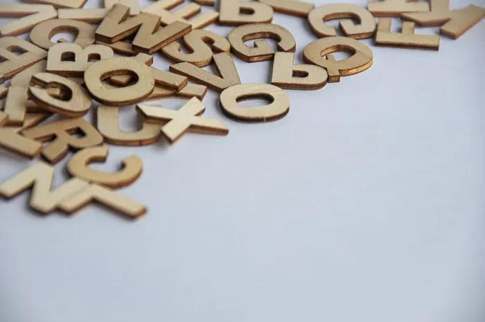 Framed Print : Alphabets on Print with Customizable Space Framed Print : Alphabets on Print with Customizable Space