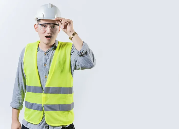 Framed Print : Young Engineer Contemplating in the Distance Print Framed Print : Young Engineer Contemplating in the Distance Print