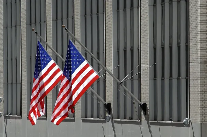 Framed Print : American Flags Print Collection by ImageBROKER Framed Print : American Flags Print Collection by ImageBROKER