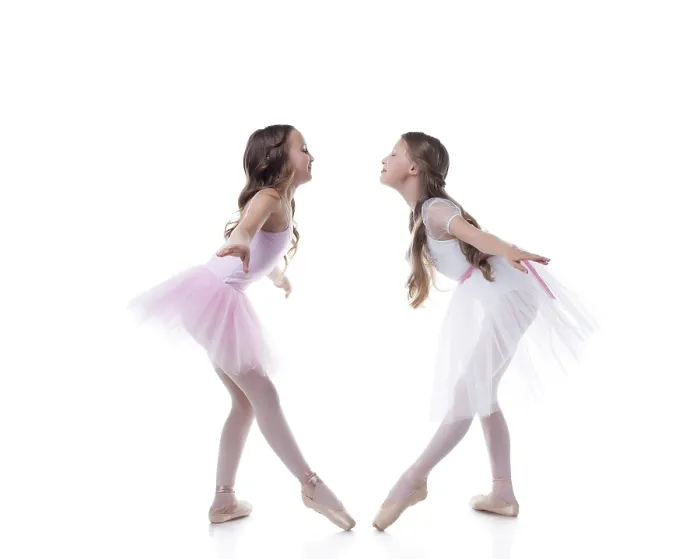 Framed Print : Young Ballerinas Posing Print Framed Print : Young Ballerinas Posing Print