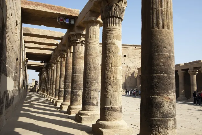 Framed Print : Ancient Columns Print, Philae Temple Complex, Aswan Egypt Framed Print : Ancient Columns Print, Philae Temple Complex, Aswan Egypt