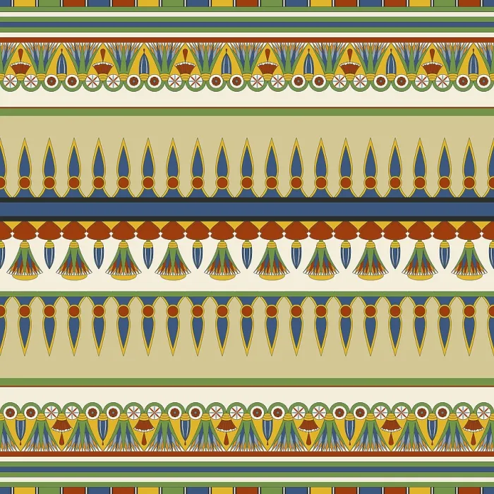Framed Print : Ancient Egyptian Traditional Pattern Print Framed Print : Ancient Egyptian Traditional Pattern Print