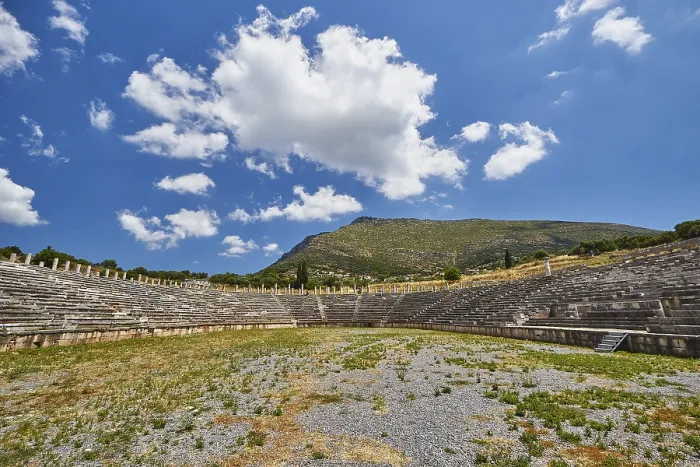 Framed Print : Ancient Stadium Print, Messini, Greece Framed Print : Ancient Stadium Print, Messini, Greece