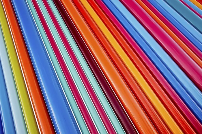 Framed Print : Angled View of Color Stripes Print Framed Print : Angled View of Color Stripes Print