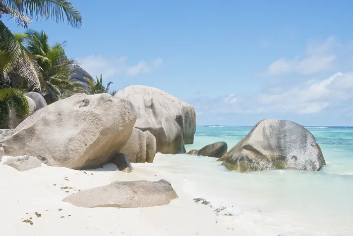 Framed Print : Anse Source d'Argent Beach Print, La Digue, Seychelles Framed Print : Anse Source d'Argent Beach Print, La Digue, Seychelles