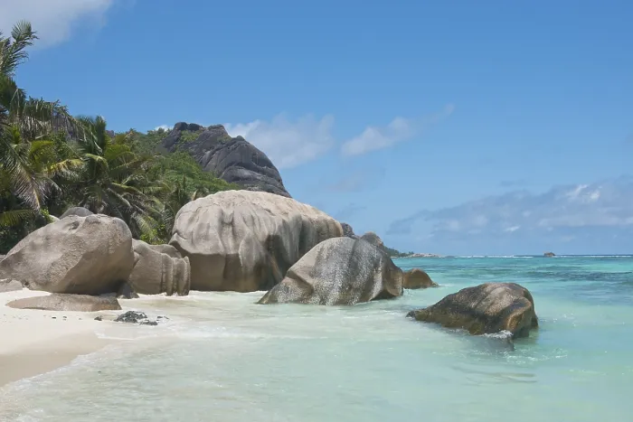 Framed Print : Anse Source d'Argent Beach Print, La Digue, Seychelles Framed Print : Anse Source d'Argent Beach Print, La Digue, Seychelles