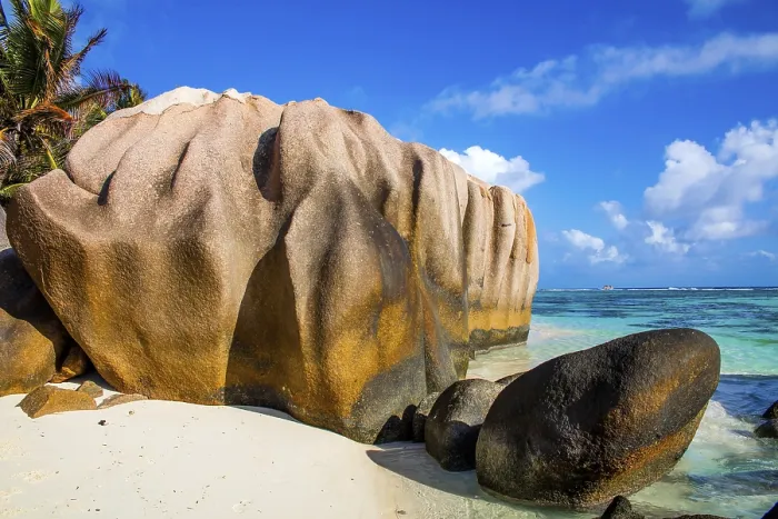 Framed Print : Anse Source d'Argent Granite Rock Beach Print, Seychelles Framed Print : Anse Source d'Argent Granite Rock Beach Print, Seychelles