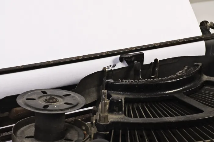 Framed Print : Antique Typewriter Print