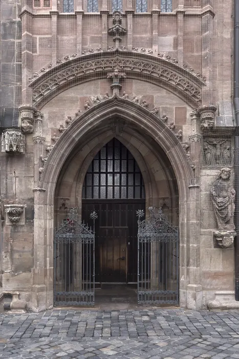 Framed Print : Apothecary Gate of Lorenzkirche Print, Nuremberg, Germany Framed Print : Apothecary Gate of Lorenzkirche Print, Nuremberg, Germany