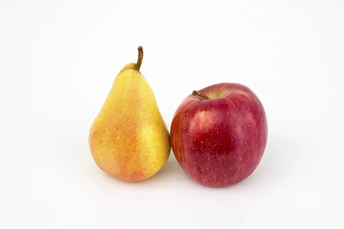 Framed Print : Apple and Pear Studio Print, Healthy Food Framed Print : Apple and Pear Studio Print, Healthy Food