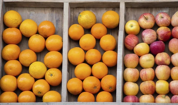Framed Print : Apples and Oranges Composition Print Framed Print : Apples and Oranges Composition Print