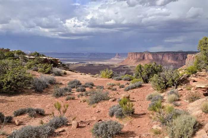 Framed Print : Approaching Thunderstorm Clouds Print, Canyonlands National Park Framed Print : Approaching Thunderstorm Clouds Print, Canyonlands National Park