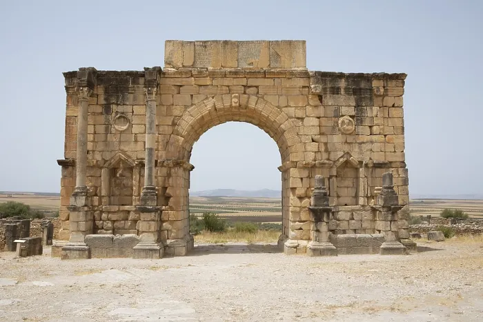 Framed Print : Arc de Triomphe Print, Volubilis, Morocco Framed Print : Arc de Triomphe Print, Volubilis, Morocco