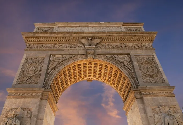 Framed Print : Arc de Triomphe Print, Washington Square Evening Sky Framed Print : Arc de Triomphe Print, Washington Square Evening Sky