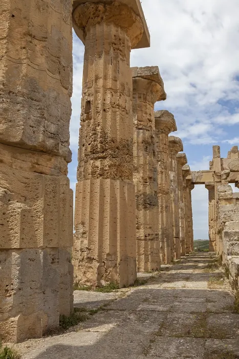 Framed Print : Selinunte Temple E Columns Print, Sicily, Italy Framed Print : Selinunte Temple E Columns Print, Sicily, Italy