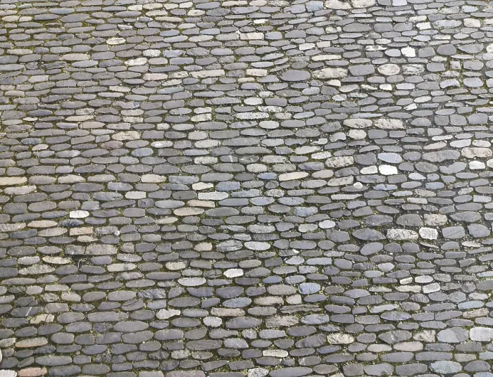 Framed Print : Area of cobblestones Print Framed Print : Area of cobblestones Print