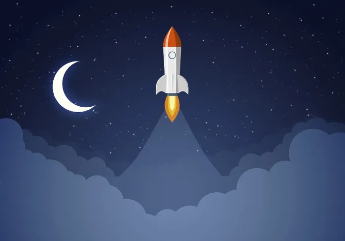 Framed Print : Art Launch Rocket with Sky Space Print Framed Print : Art Launch Rocket with Sky Space Print