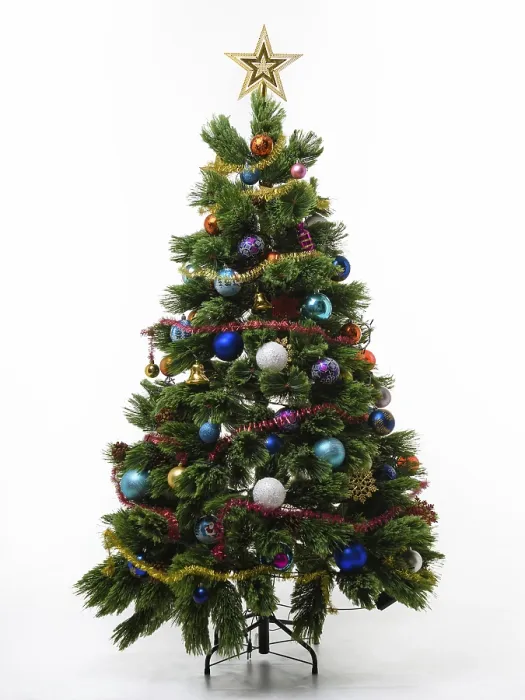 Framed Print : Artificial Christmas Tree Print on White Background Framed Print : Artificial Christmas Tree Print on White Background