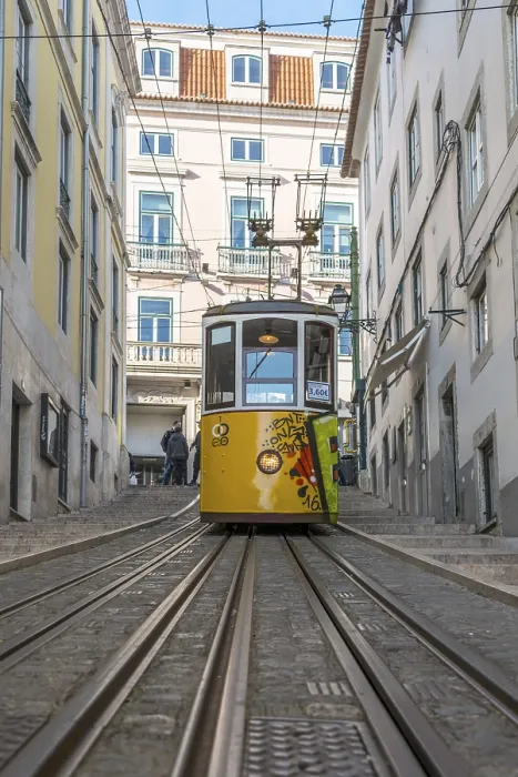 Framed Print : Ascensor da Bica Print, Lisbon, Portugal Framed Print : Ascensor da Bica Print, Lisbon, Portugal