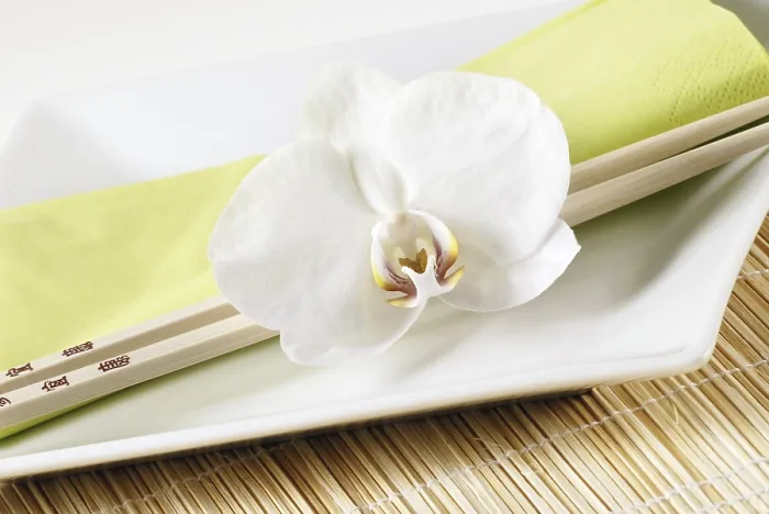 Framed Print : Asian Table Arrangement Print Framed Print : Asian Table Arrangement Print