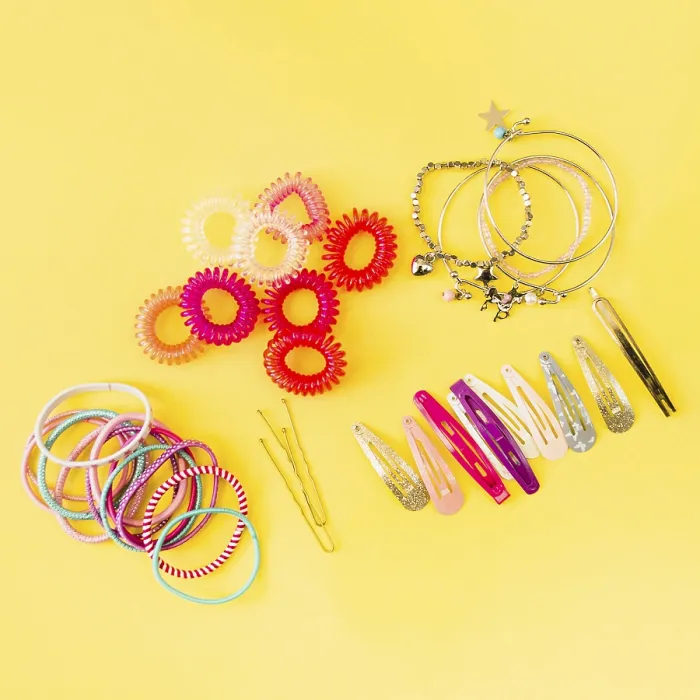 Framed Print : Assorted Hair Accessories Print Framed Print : Assorted Hair Accessories Print