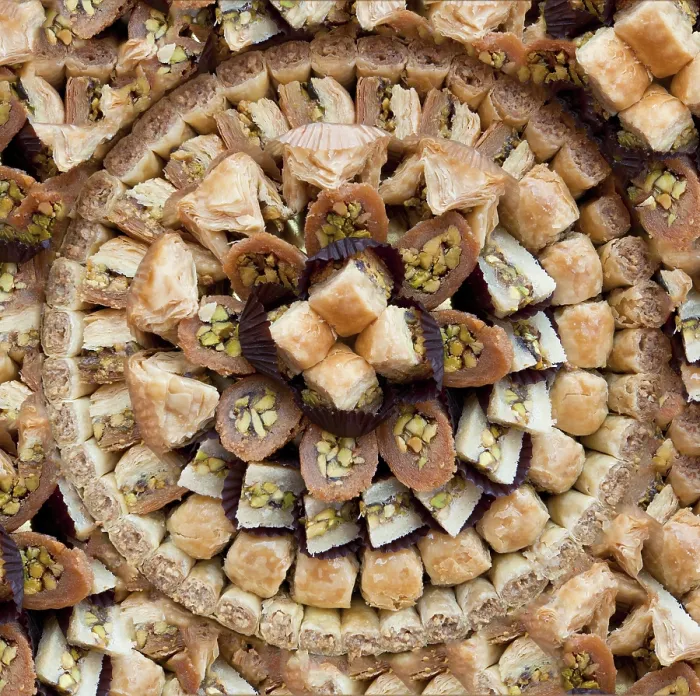 Framed Print : Assorted Ottoman Sweets - Baklava Print Framed Print : Assorted Ottoman Sweets - Baklava Print