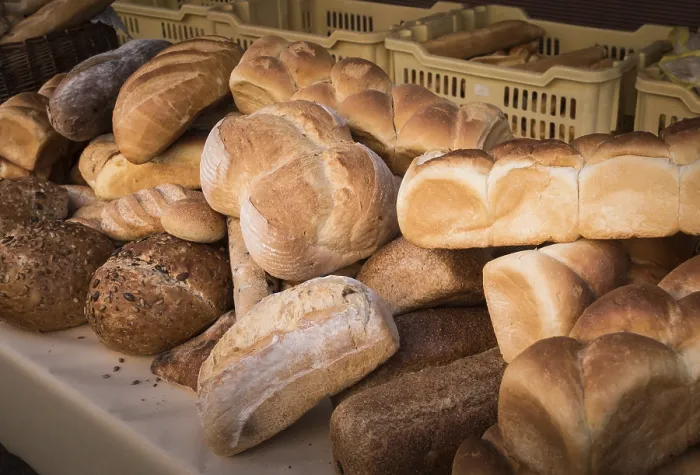Framed Print : Assortment of Bread in the Shop Print Framed Print : Assortment of Bread in the Shop Print