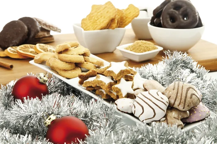 Framed Print : Assortment of Christmas Biscuits Print Framed Print : Assortment of Christmas Biscuits Print