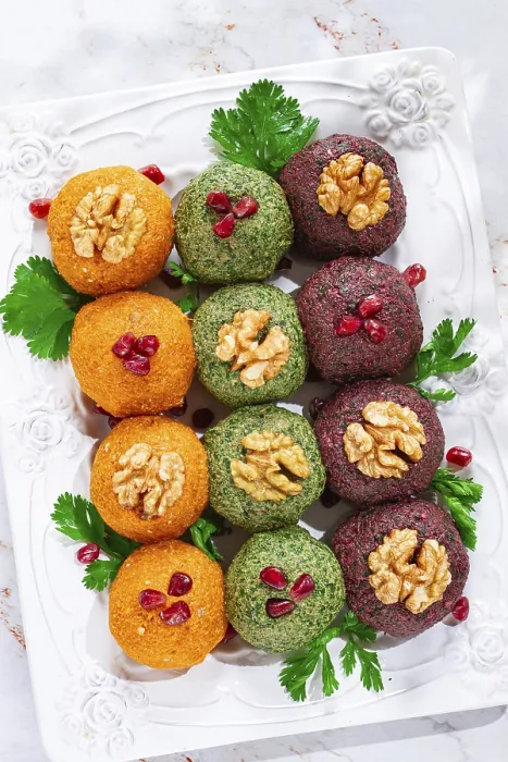 Framed Print : Assortment of Pkhali Print, Georgian Appetizer Framed Print : Assortment of Pkhali Print, Georgian Appetizer