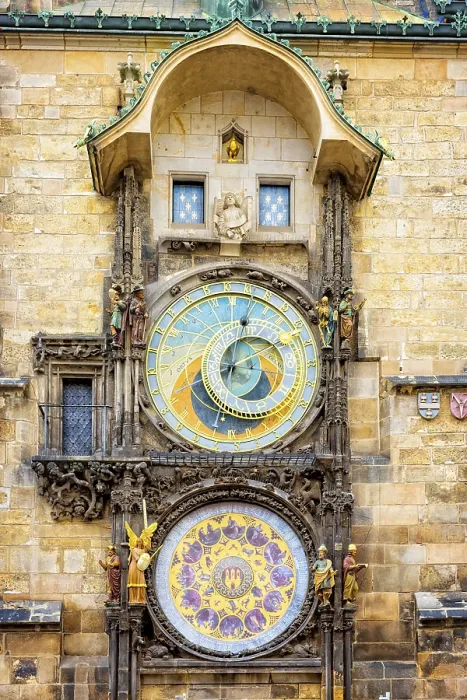 Framed Print : Astronomical Clock Print